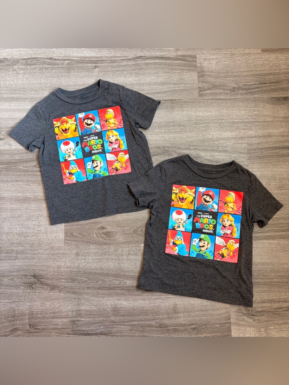 The Super Mario Bros boys graphic tees